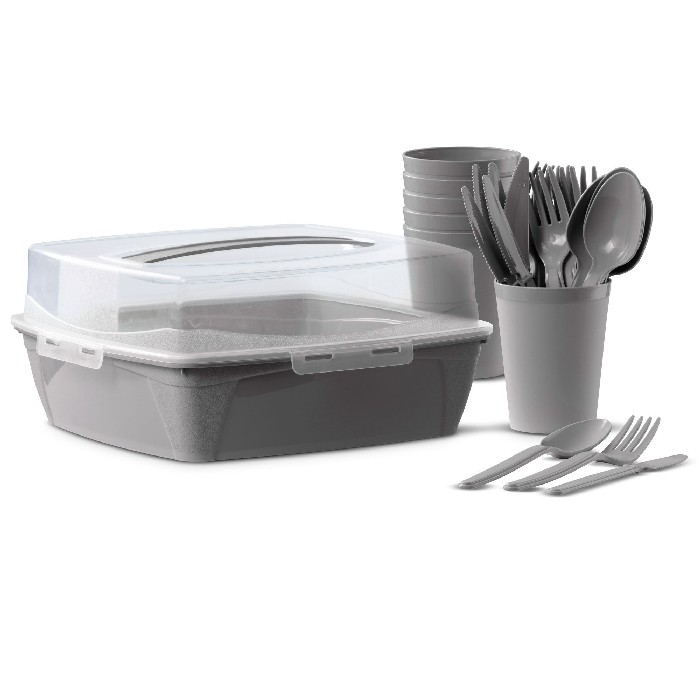 kitchenware/miscellaneous-kitchenware/domotti-picnic-set-32-pieces-grey
