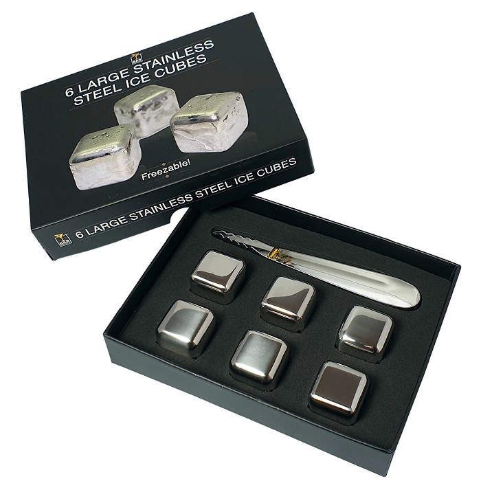 kitchenware/miscellaneous-kitchenware/original-products-bar-originale-rocks-of-steel-ice-cubes-pack-of-6
