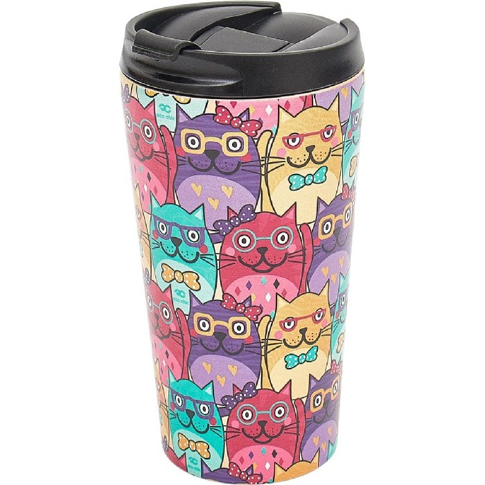 kitchenware/picnicware/eco-chic-glasses-cat-thermal-cup-multiple