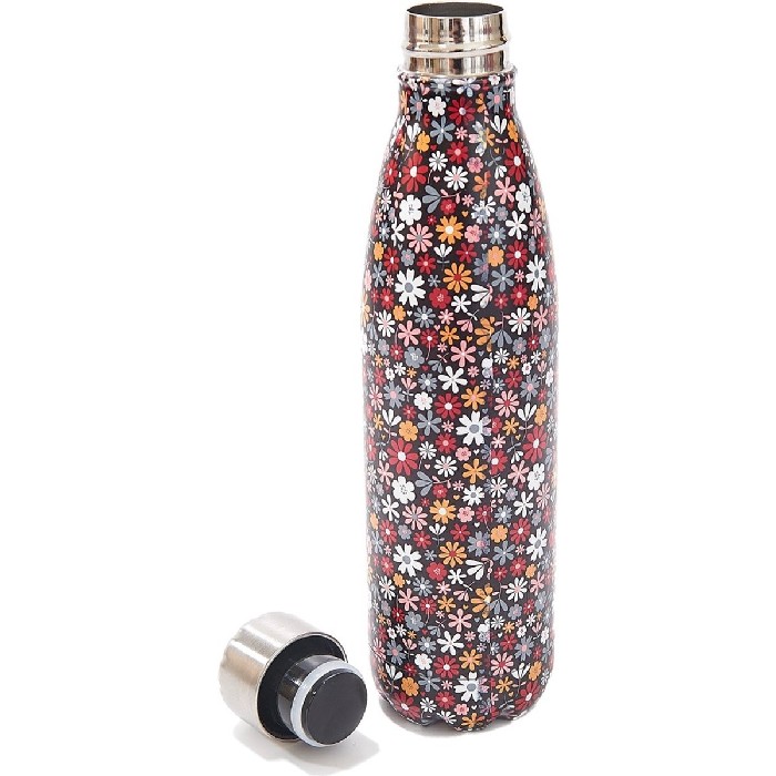 kitchenware/picnicware/eco-chic-ditsy-doodle-thermal-bottle-black