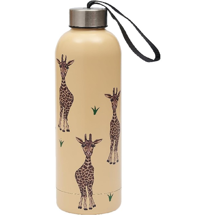 kitchenware/picnicware/eco-chic-giraffes-thermal-bottle-beige