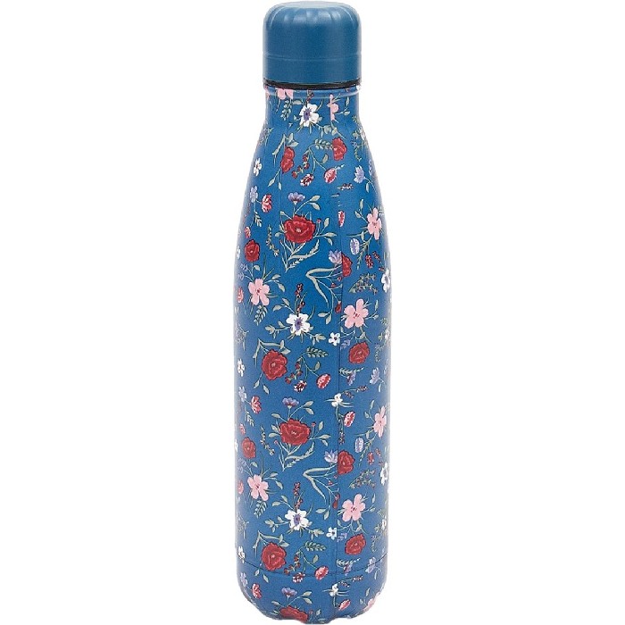 kitchenware/picnicware/eco-chic-floral-thermal-bottle-navy