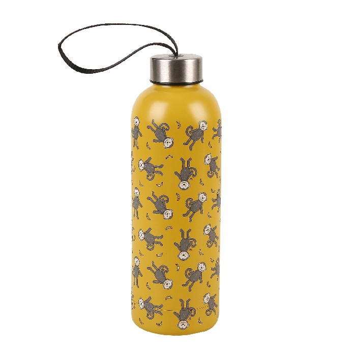 kitchenware/picnicware/eco-chic-monkey-thermal-bottle-mustard