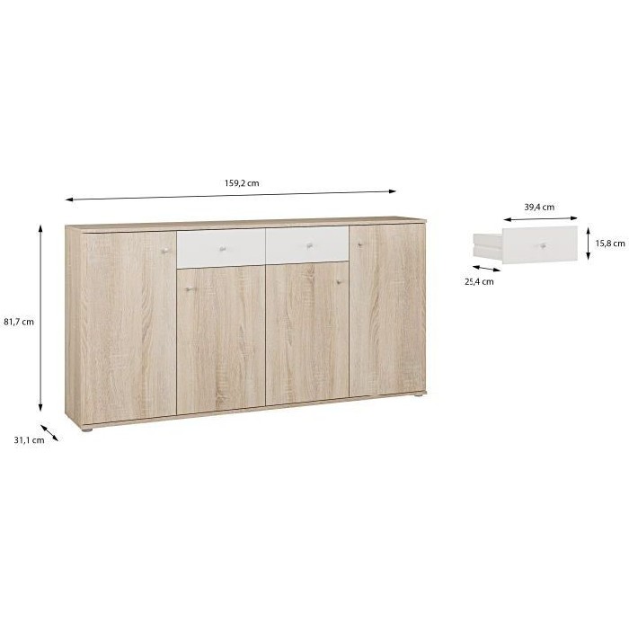living/sideboards/eppwood-sideboard-with-4-doors-and-2-drawers-finished-in-sonoma-oak-and-white