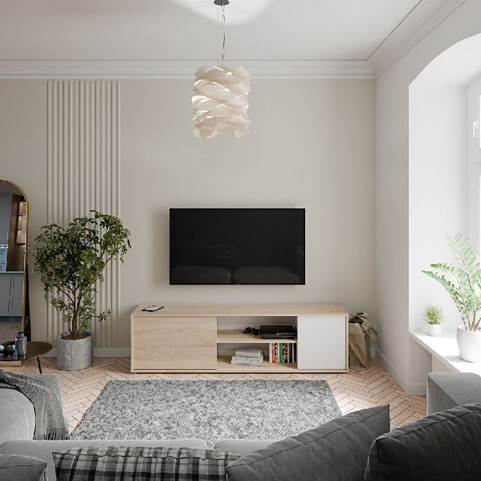 living/tv-tables/eppwood-tv-table-with-one-sliding-and-one-hinged-door-finished-in-sonoma-oak-and-white