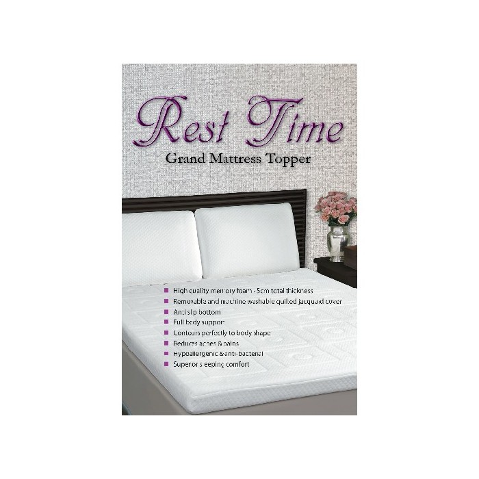 bedrooms/mattresses/rest-time-grand-memory-mattress-topper-160cm-x-190cm