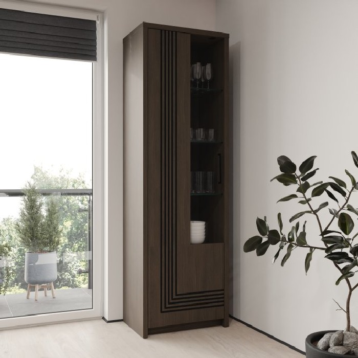 living/shelving-systems/eufemius-narrow-vitrine-finished-in-masurian-oak