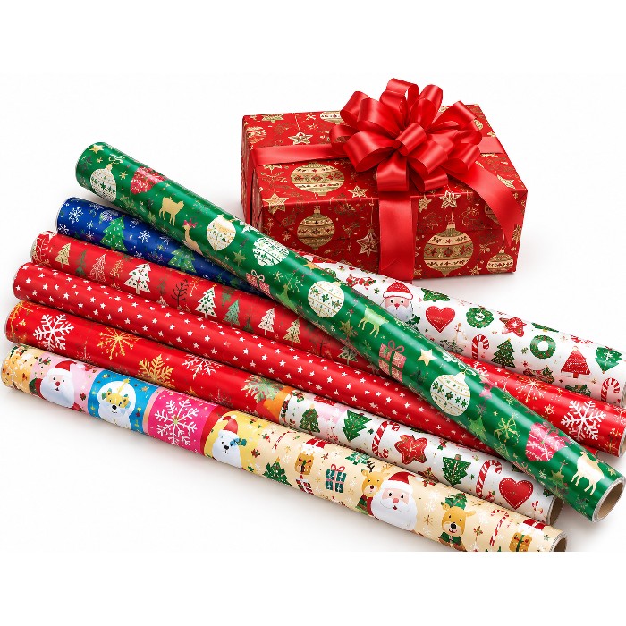 christmas/wrapping-paper-ribbons/christmas-wrapping-paper-roll-2m-10-assorted