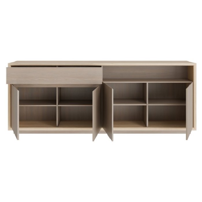 dining/dressers/ficar-sideboard-with-4-doors-1-drawer-1-open-shelf-finished-in-riva-oak-and-imbiah-pine