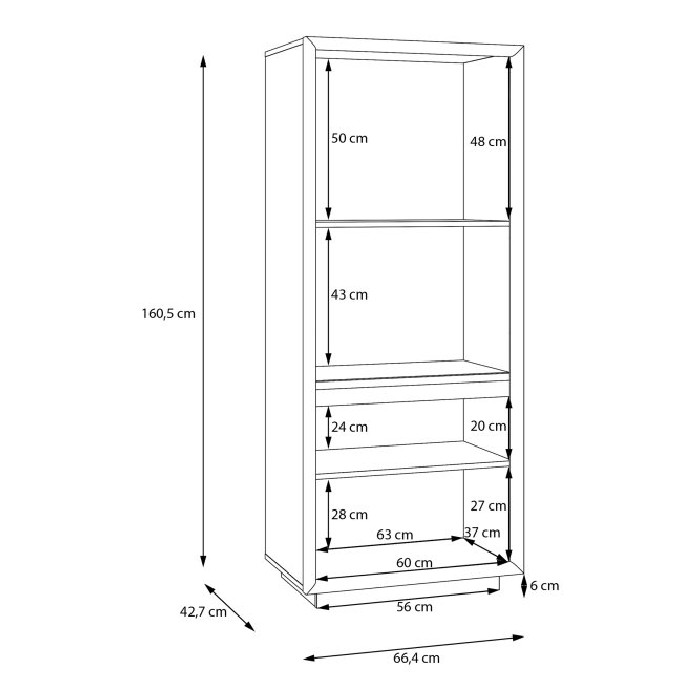 dining/dressers/ficar-vitrine-narrow-with-led-light-finished-in-riva-oak-and-imbiah-pine