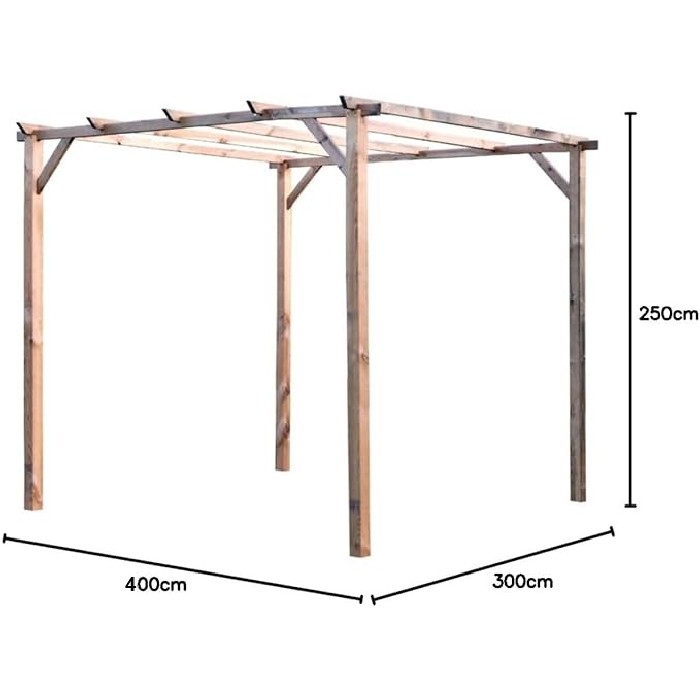 outdoor/gazebos-awnings-shading/wooden-gazebo-3m-x-4m-with-canopy-and-base-leg-supports