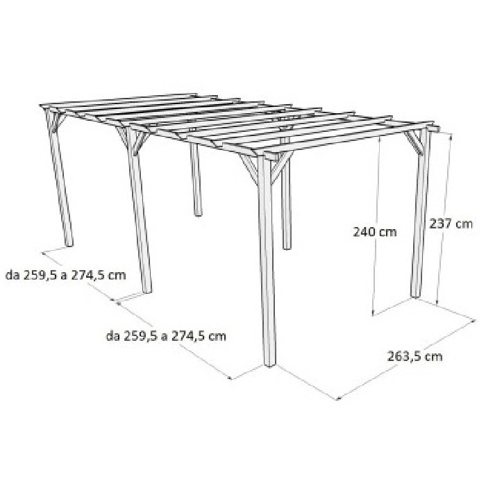 outdoor/gazebos-awnings-shading/wooden-gazebo-3m-x-6m-with-canopy-and-6-base-leg-supports