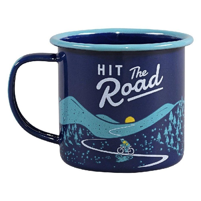 tableware/mugs-cups/enamel-mug-hit-the-road-blue