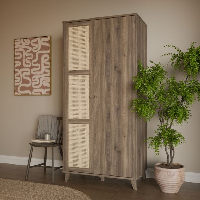 bedrooms/wardrobe-systems/glenkeen-coat-hanger-wardrobe-finished-in-valencia-oak-and-natural-rattan