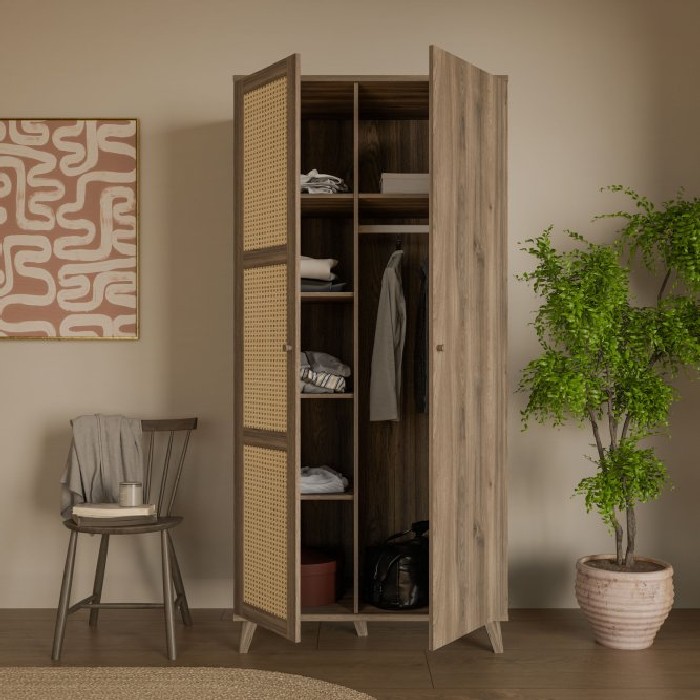bedrooms/wardrobe-systems/glenkeen-coat-hanger-wardrobe-finished-in-valencia-oak-and-natural-rattan