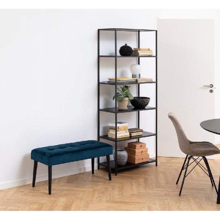 home-decor/loose-furniture/glory-bench-upholstered-in-vic-navy-blue-66-with-black-legs