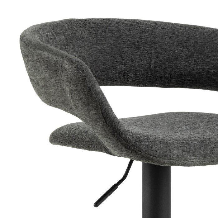dining/dining-stools/grace-barstool-upholstered-in-dark-grey-apia-458-fabric-with-a-black-base