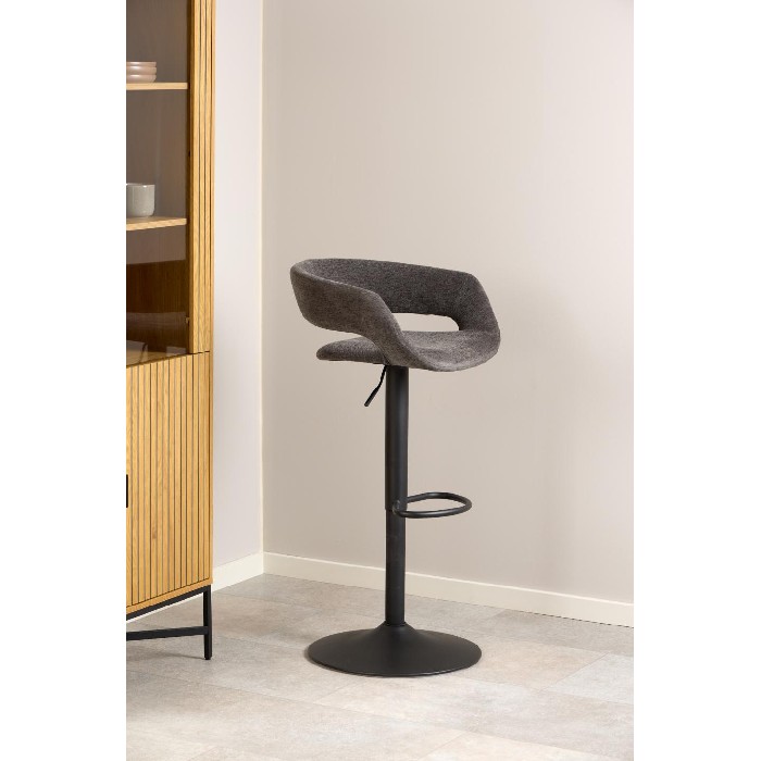 dining/dining-stools/grace-barstool-upholstered-in-dark-grey-apia-458-fabric-with-a-black-base