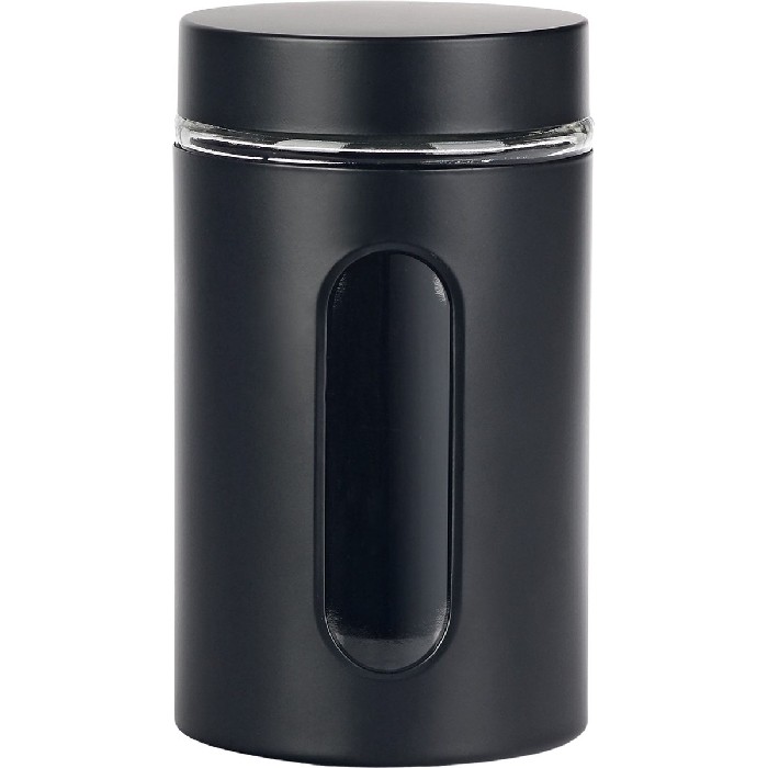 kitchenware/food-storage/matt-black-canister-large-09l