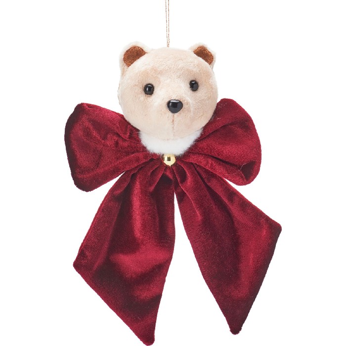 christmas/decorations/bow-with-animal-head-–-20cm-3-assorted-designs
