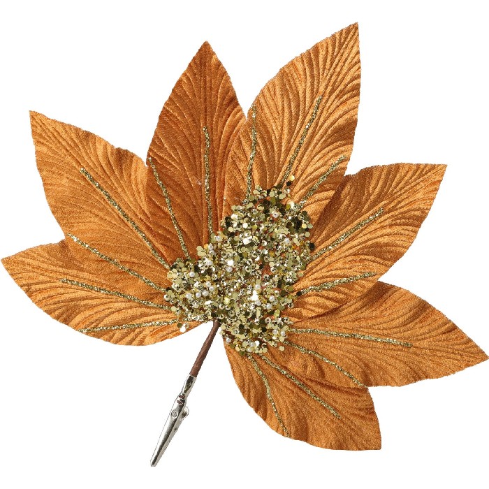christmas/decorations/leaf-clip-ornament-–-25cm-2-assorted-colours