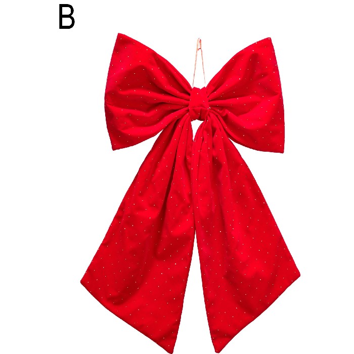 christmas/decorations/christmas-bow-hanging-decoration-60cm-3-assorted-colours