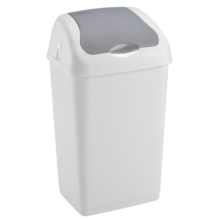 household-goods/bins-liners/trash-can-35liters-white-with-grey-lid
