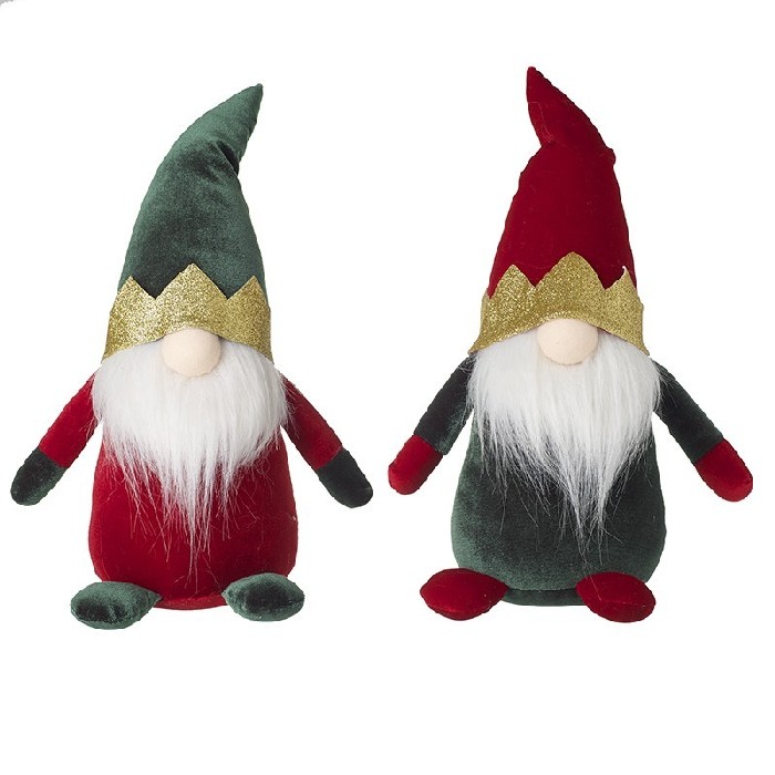 christmas/decorations/xmas-red-and-green-felt-gonk-–-2-assorted