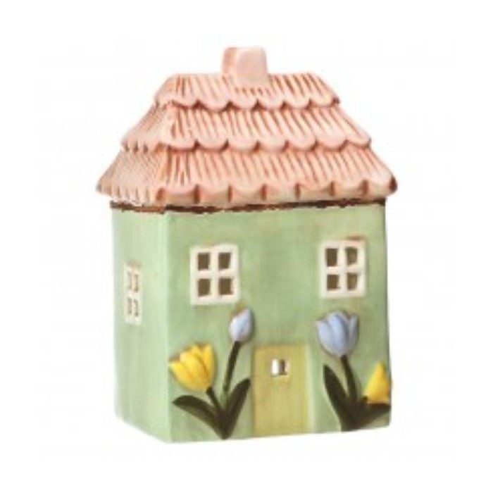 home-decor/decorative-ornaments/ceramic-floral-house-tealight-holder-large