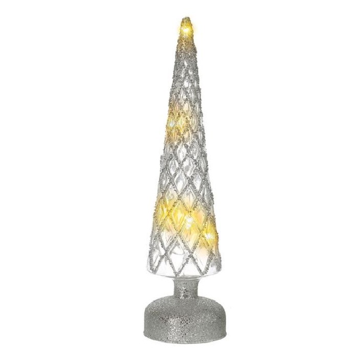 christmas/decorations/xmas-light-up-silver-decorated-glass-cone