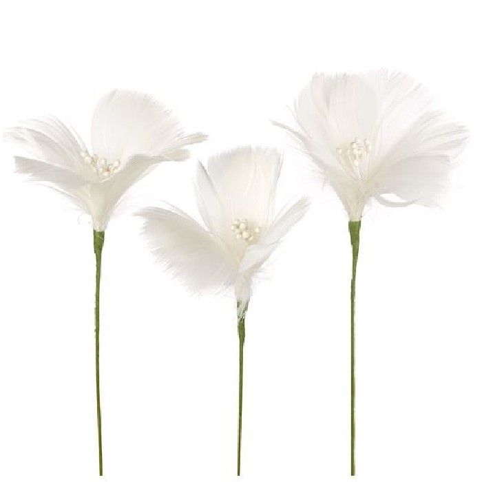 home-decor/artificial-plants-flowers/white-feather-flower-stem-set-3