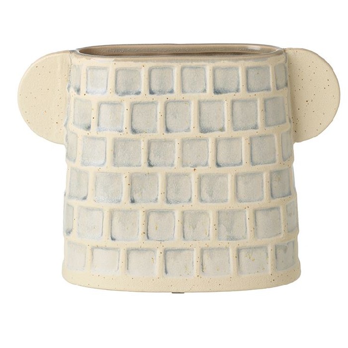 home-decor/vases/square-patterned-vase-grey