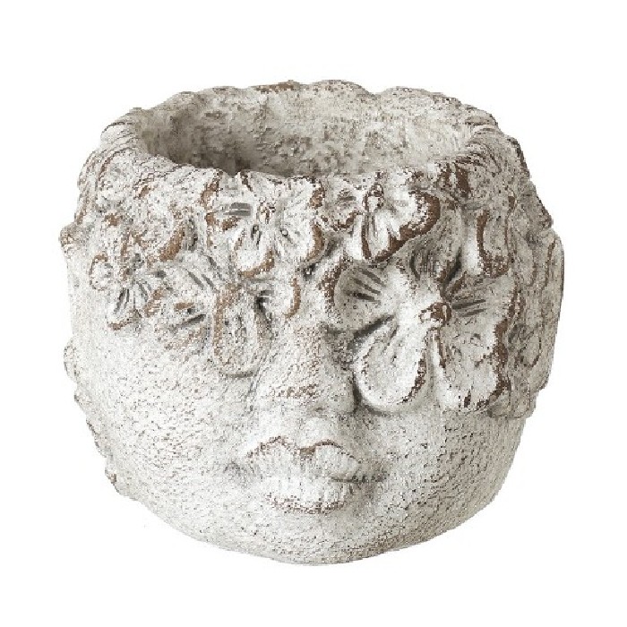 home-decor/indoor-pots-plant-stands/heaven-sends-small-cement-flower-girl-pot
