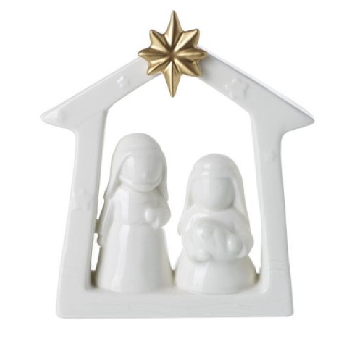 christmas/cribs-villages/christmas-small-white-ceramic-nativity-with-gold-star