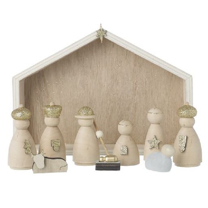 christmas/cribs-villages/xmas-concrete-nativity-in-wooden-stable-set-beige