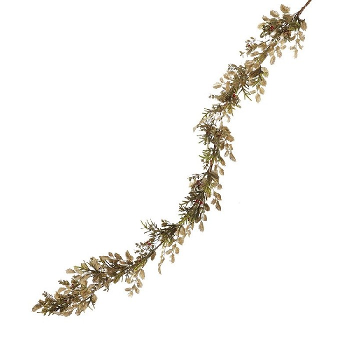 christmas/tinsel-garlands/xmas-gold-foliage-garland