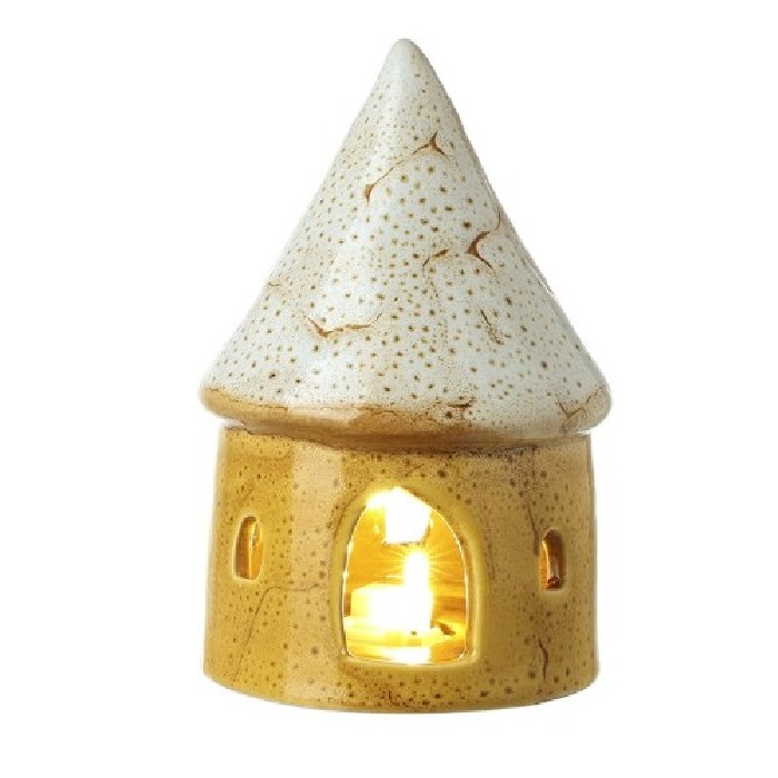 home-decor/candle-holders-lanterns/heaven-sends-yellow-ceramic-round-light-up-house