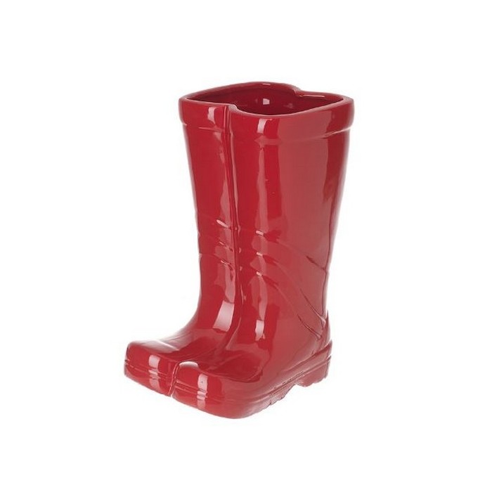 home-decor/indoor-pots-plant-stands/heaven-sends-small-ceramic-red-wellington-plant-pot