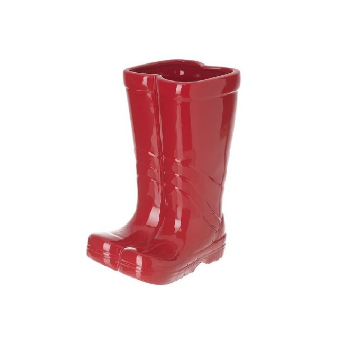 home-decor/indoor-pots-plant-stands/heaven-sends-ceramic-boots-red-30cm-x-20cm-x-12cm