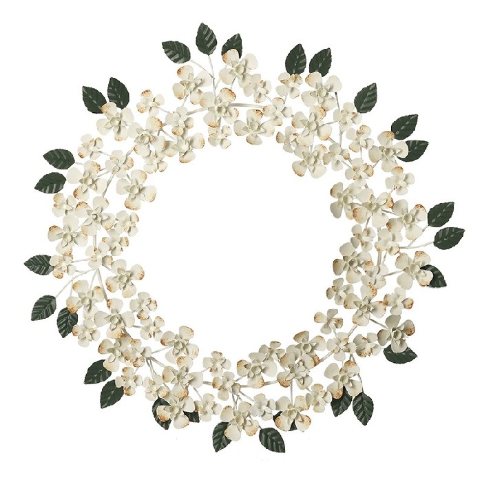 home-decor/decorative-ornaments/heaven-sends-white-metal-flower-wreath