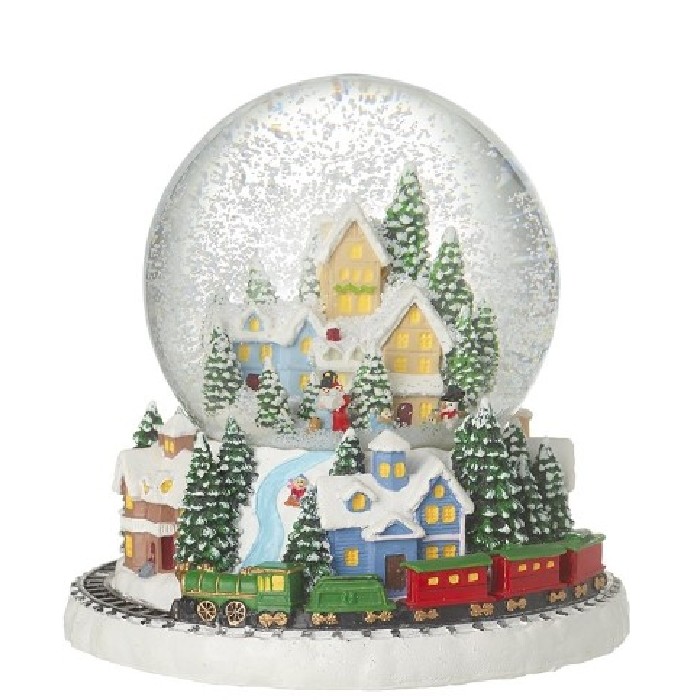 christmas/decorations/xmas-musical-village-with-train-snow-globe