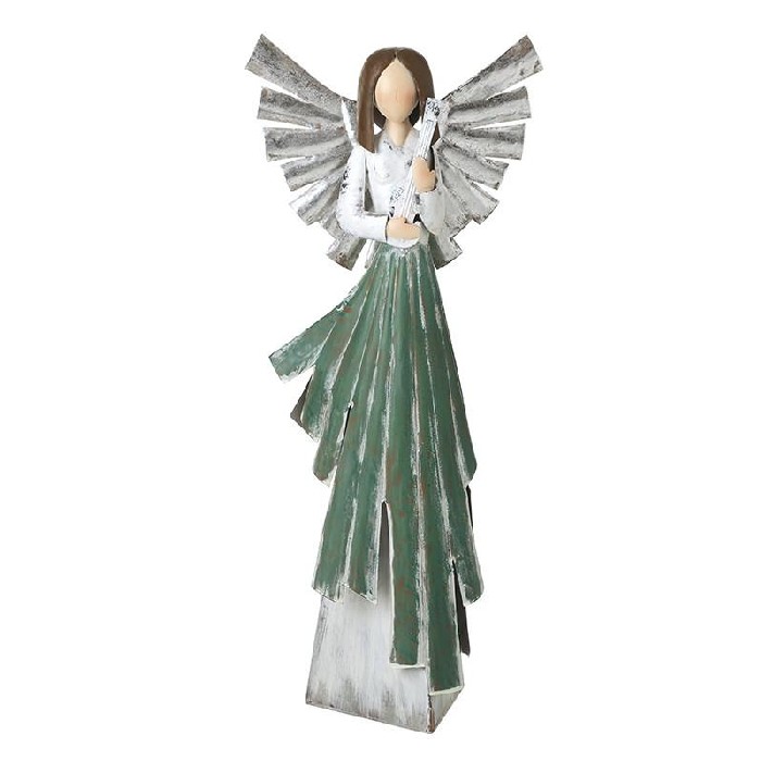 christmas/decorations/xmas-metal-angel-in-green-dress