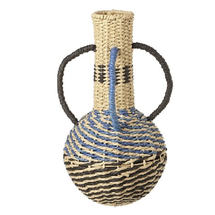 home-decor/vases/heaven-sends-patterned-round-rope-vase-with-handles