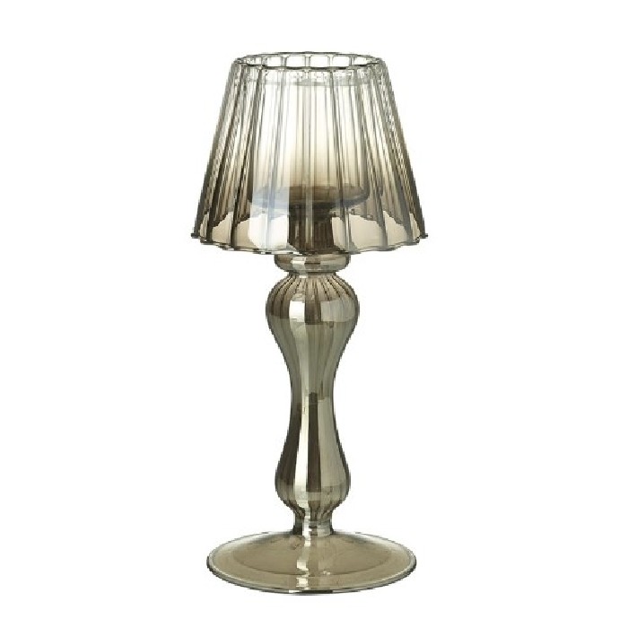 home-decor/candle-holders-lanterns/heaven-sends-smoke-glass-lampshade-tea-light-holder