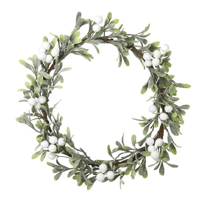 christmas/wreaths/christmas-small-mistletoe-wreath