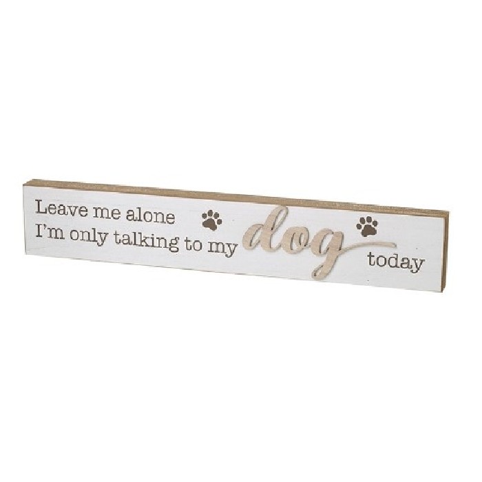home-decor/wall-decor/only-talking-to-my-dog-wooden-sign