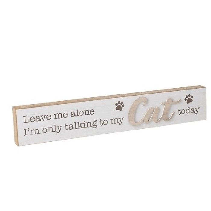 home-decor/wall-decor/only-talking-to-my-cat-wooden-sign