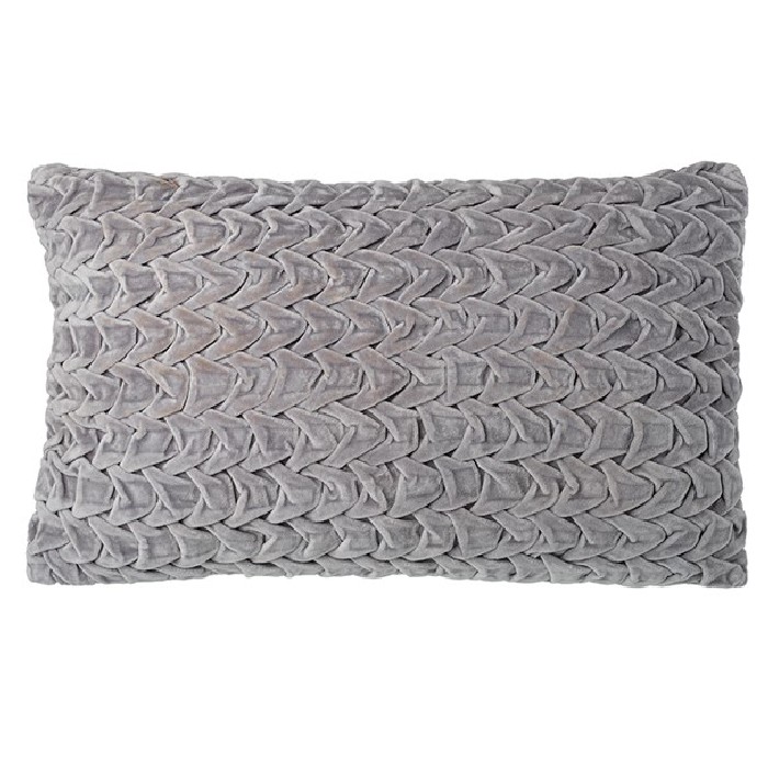 home-textiles/cushions-cushion-covers/heaven-sends-long-grey-smocked-velvet-cushion