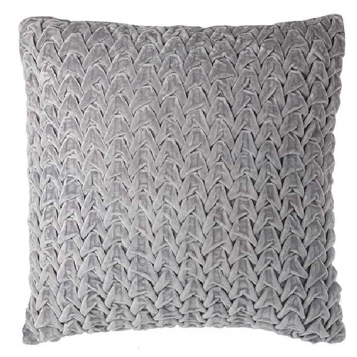 home-textiles/cushions-cushion-covers/heaven-sends-square-grey-smocked-velvet-cushion