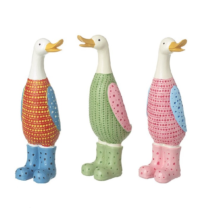 home-decor/decorative-ornaments/small-standing-ducks-in-boots-decorative-figurines-3-assorted